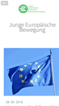 Mobile Screenshot of junge-europaeische-bewegung.de